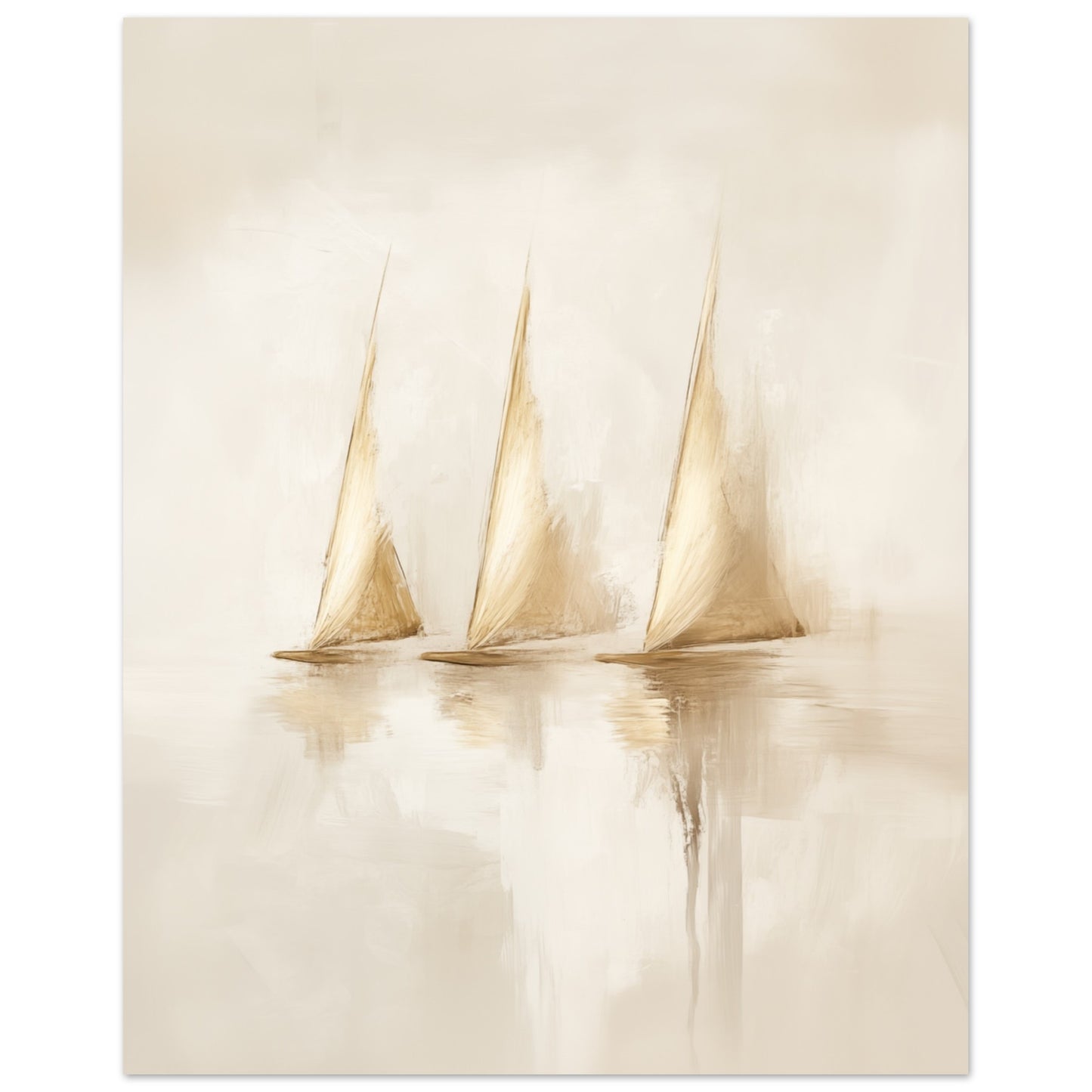 Ruhige Segel Poster 20x25 cm - Pixara