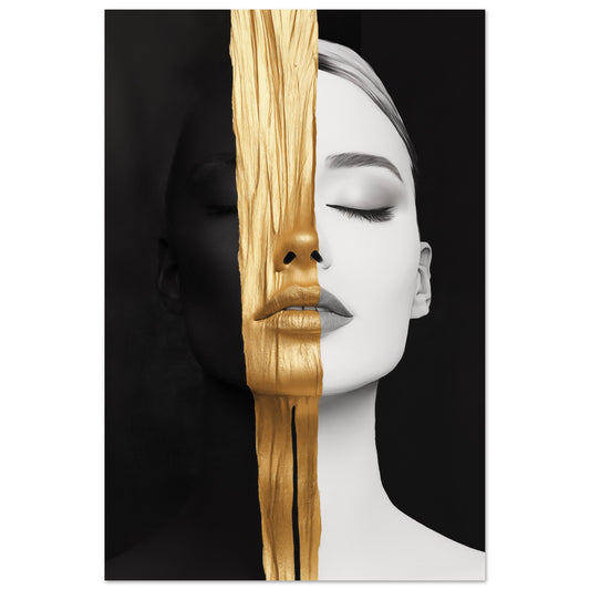 Goldene Dualität Poster 60x90 cm - Pixara