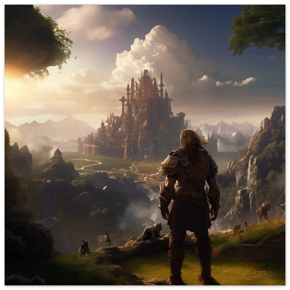 Der Beobachter "Aldric" 30x30 cm - Pixara