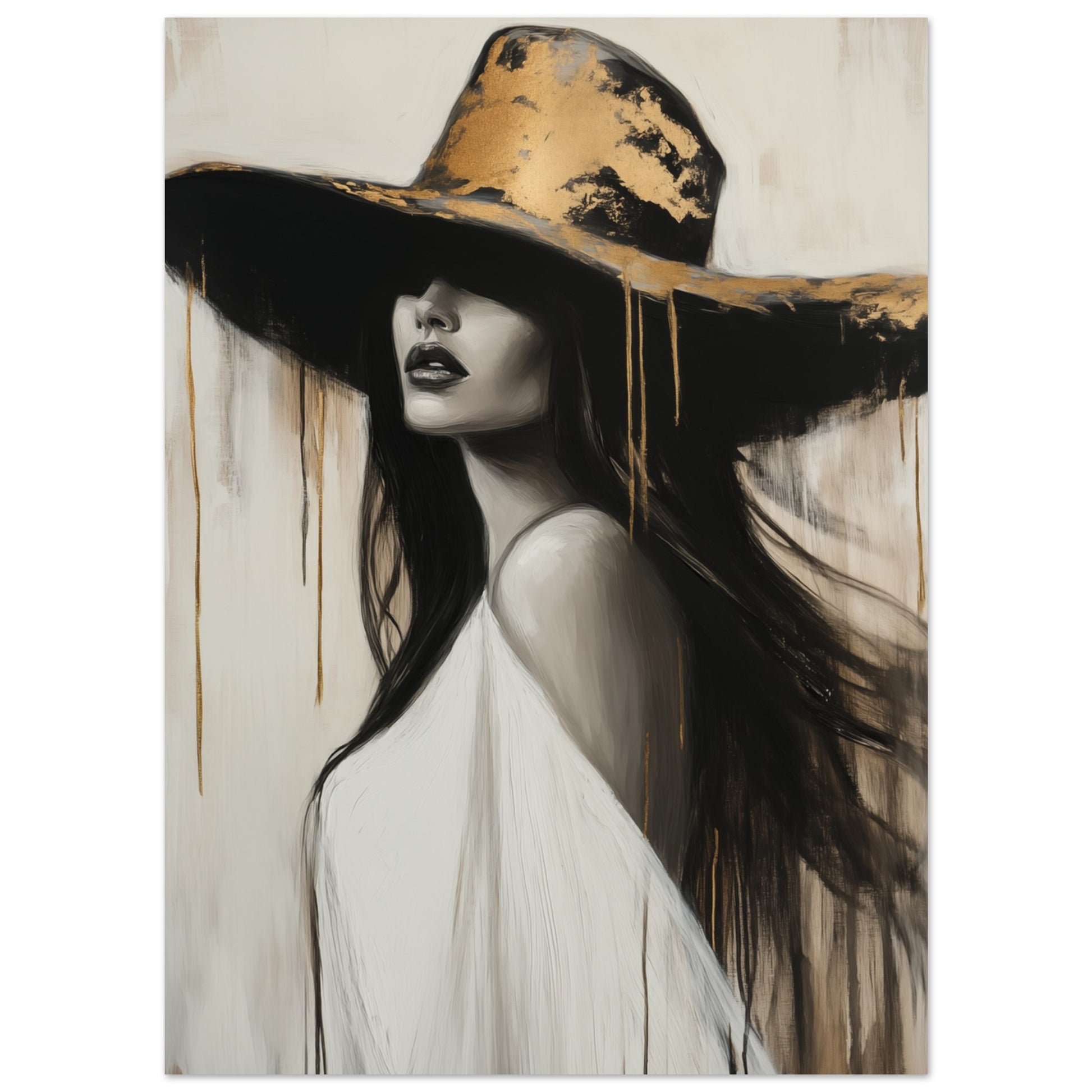 Schwarz-Weiße Eleganz 13x18 cm - Pixara