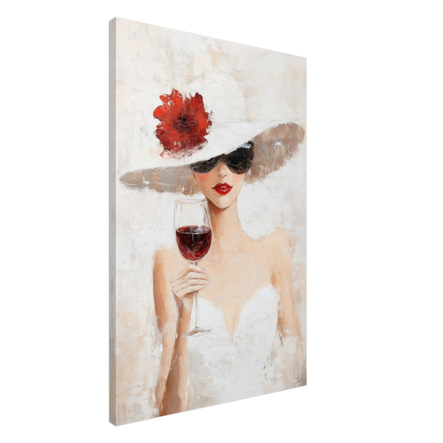 Impressionistische Eleganz Leinwand 60x90 cm - Pixara