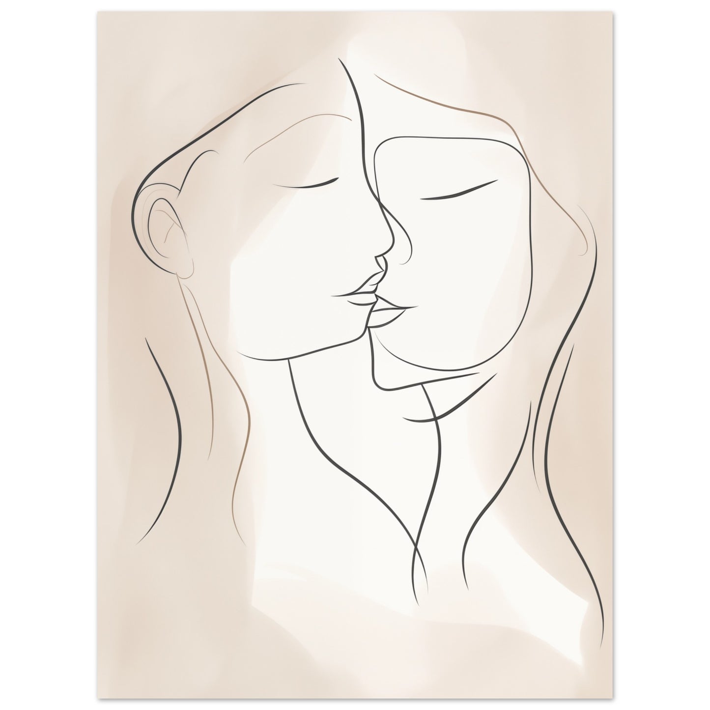Harmonische Begegnung Poster 30x40 cm - Pixara