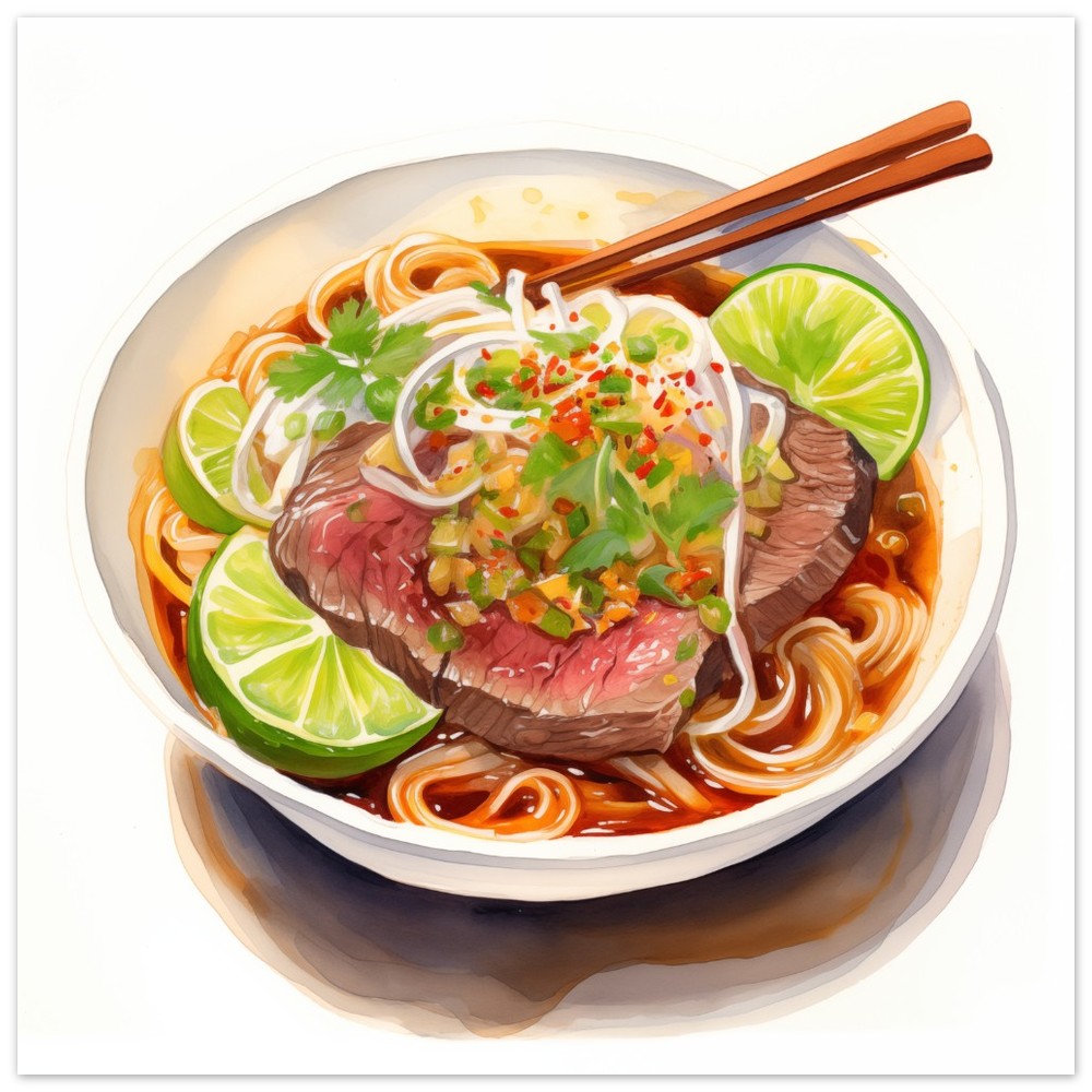 Wasserfarben-Pho Poster 30x30 cm - Pixara