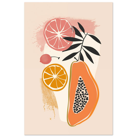 Tropical Fruit Harmony 60x90 cm - Pixara