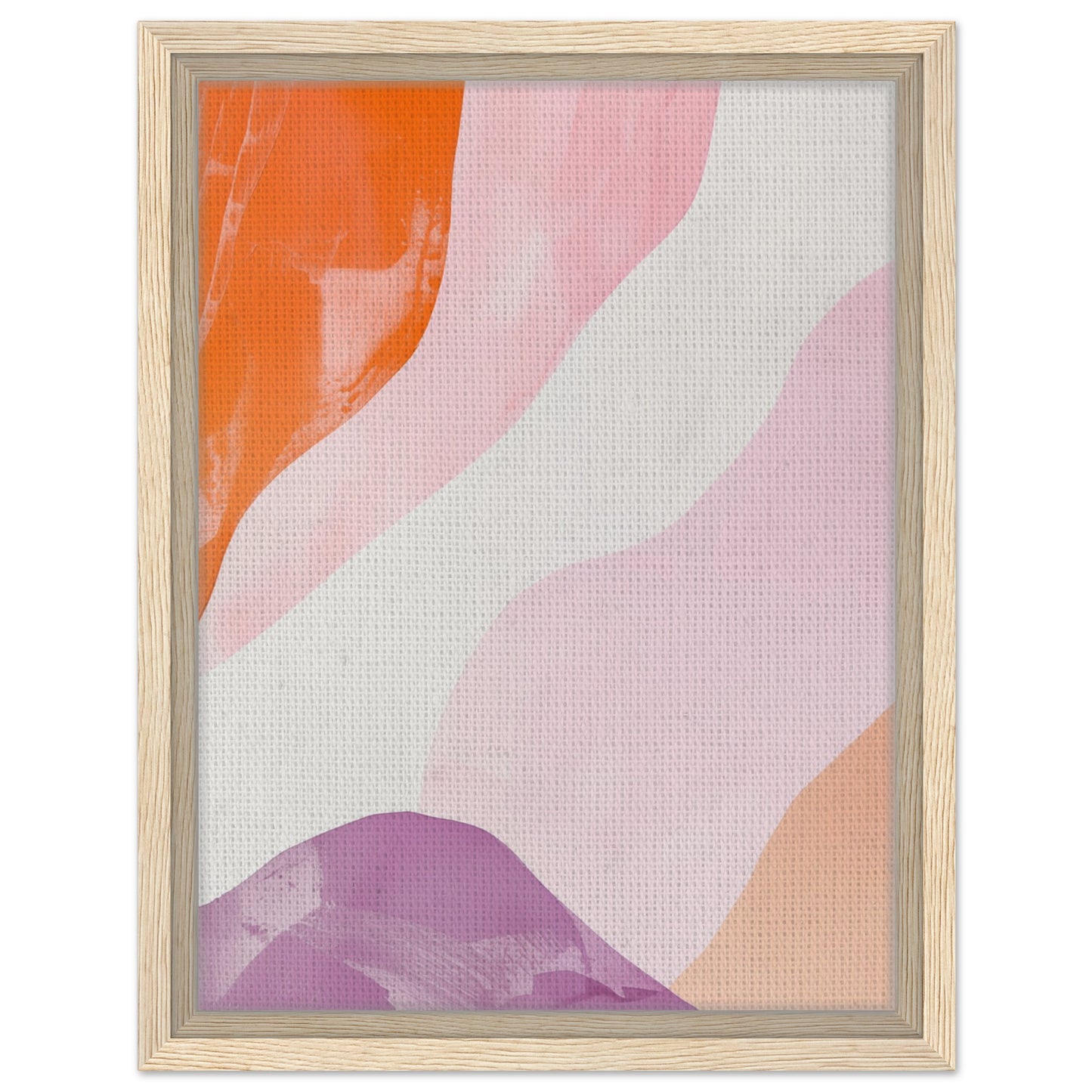 Kosmische Meditation | Gerahmte Leinwand Holzrahmen 30x40 cm - Pixara