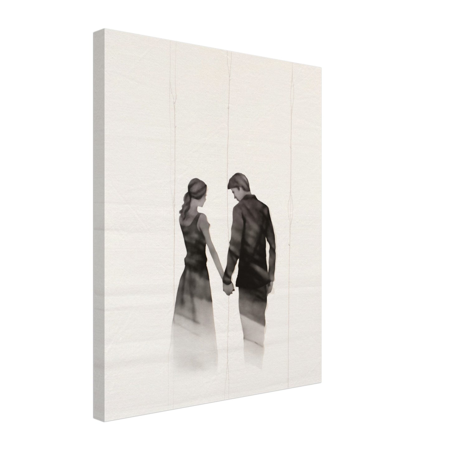 Verschmelzende Schatten Leinwand 40x50 cm - Pixara