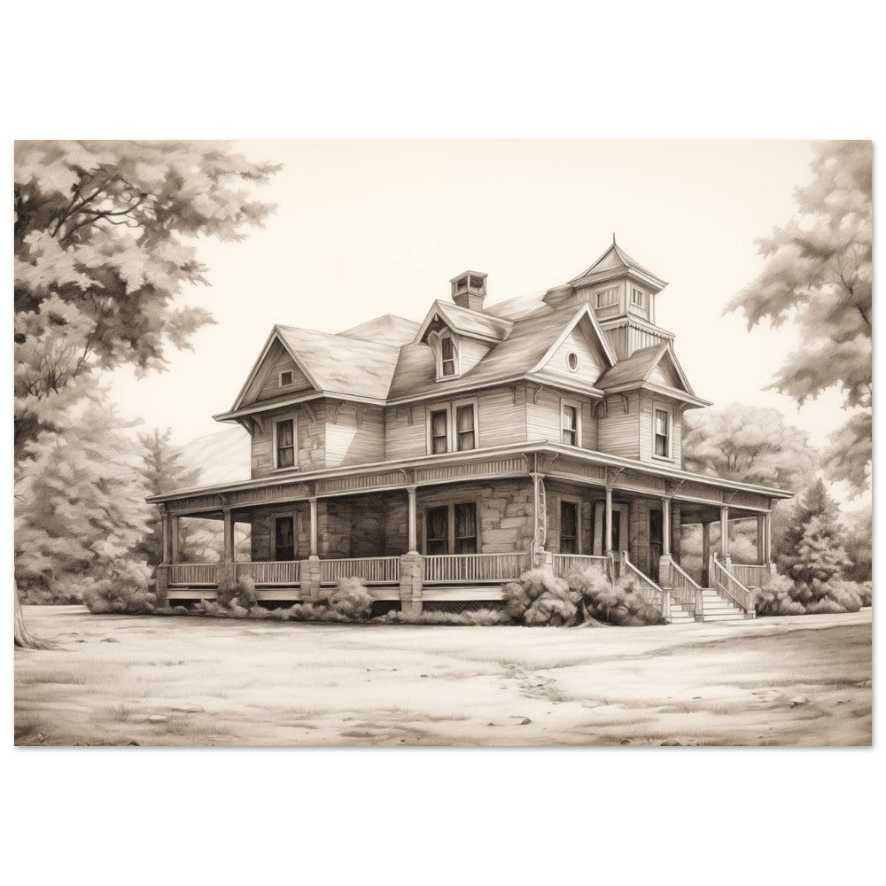 Echoes of the Past Poster A4 21x29.7 cm - Pixara