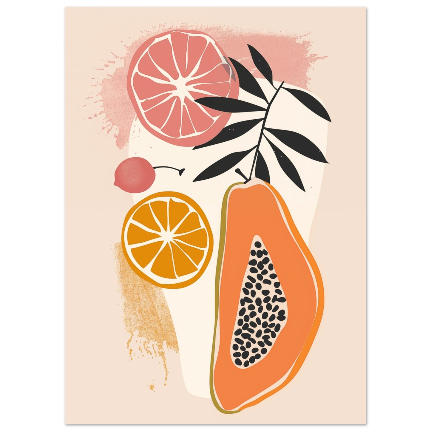 Tropical Fruit Harmony 13x18 cm - Pixara