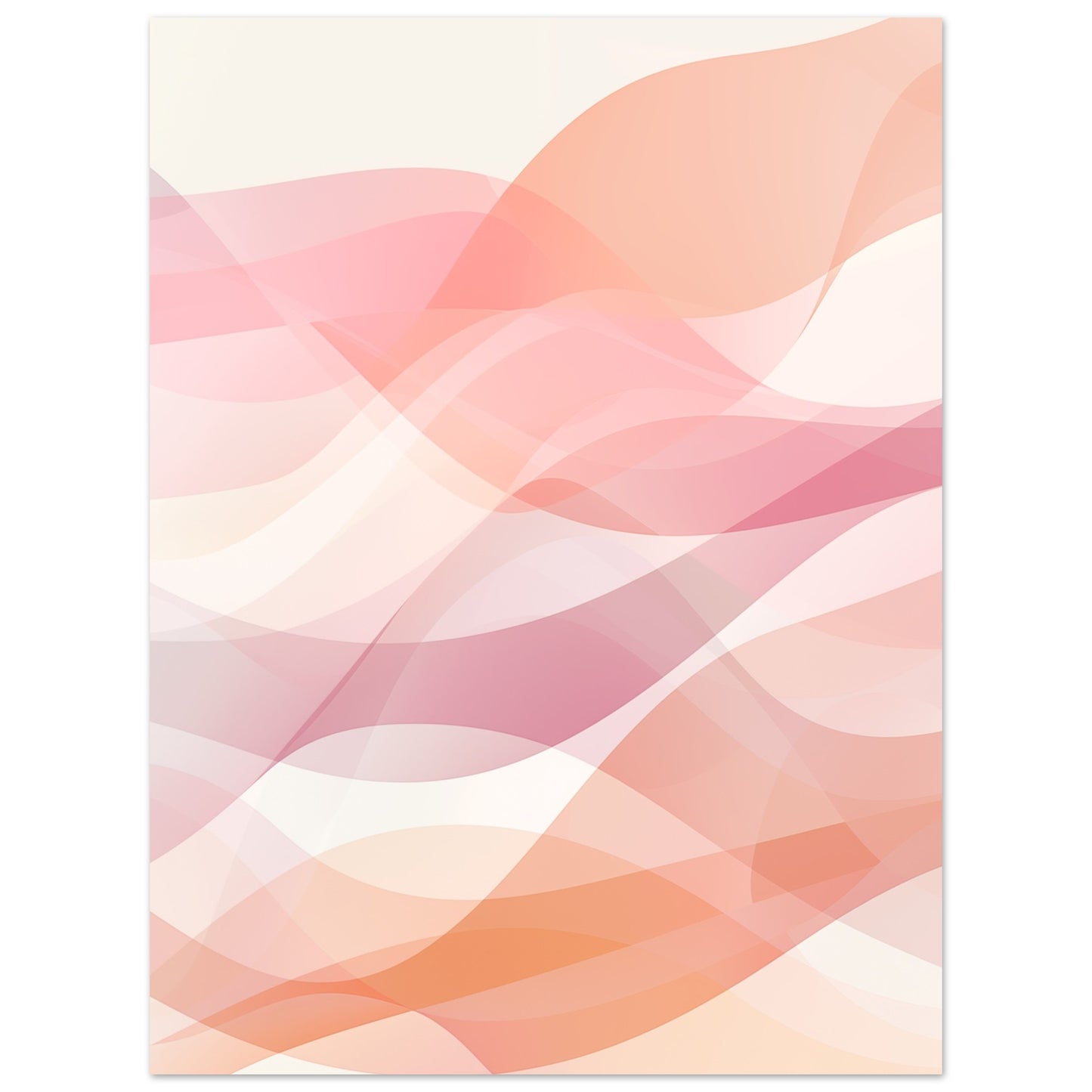 Harmonie in Wellen Poster 30x40 cm - Pixara
