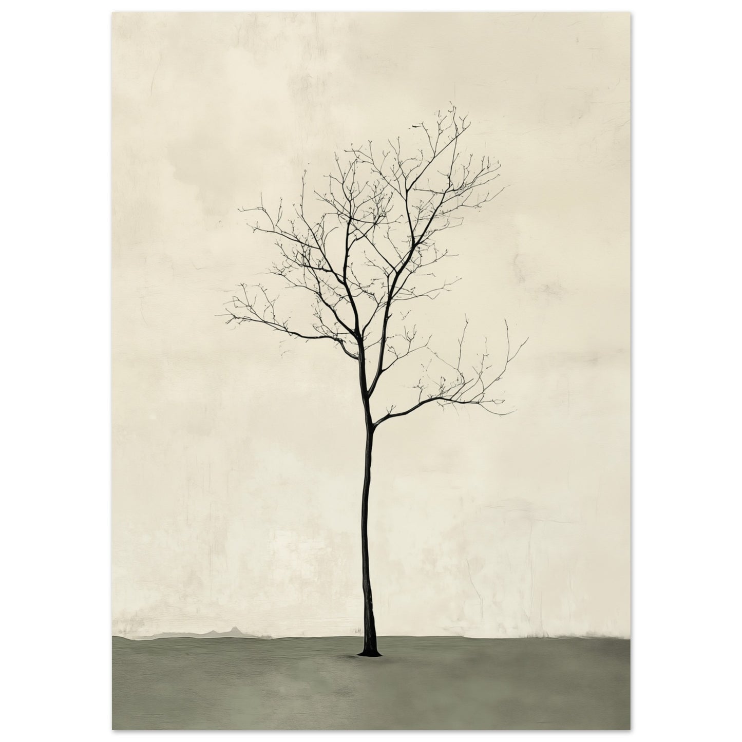 Baum in der Stille Poster 13x18 cm - Pixara