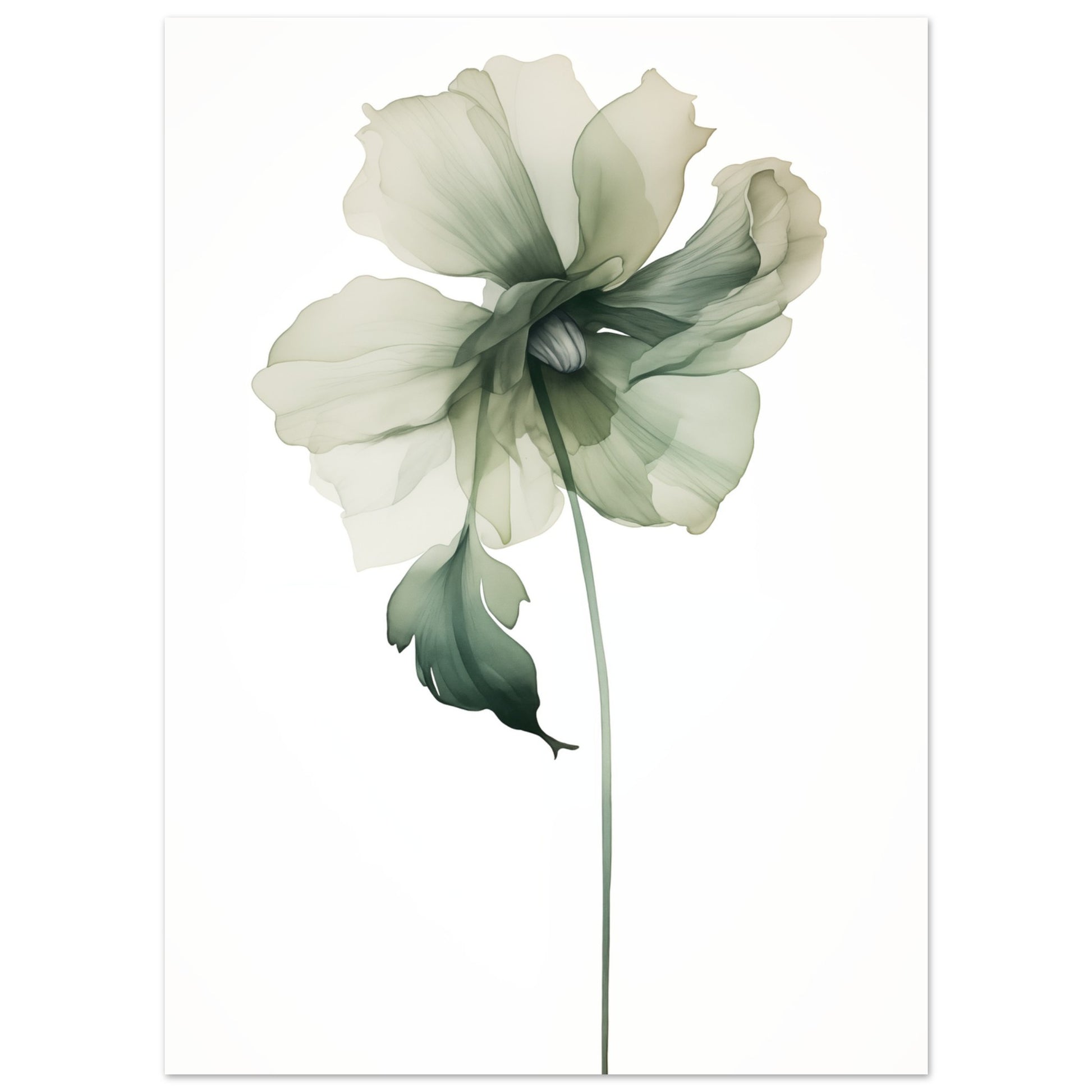 Grüne Anmut Poster 13x18 cm - Pixara