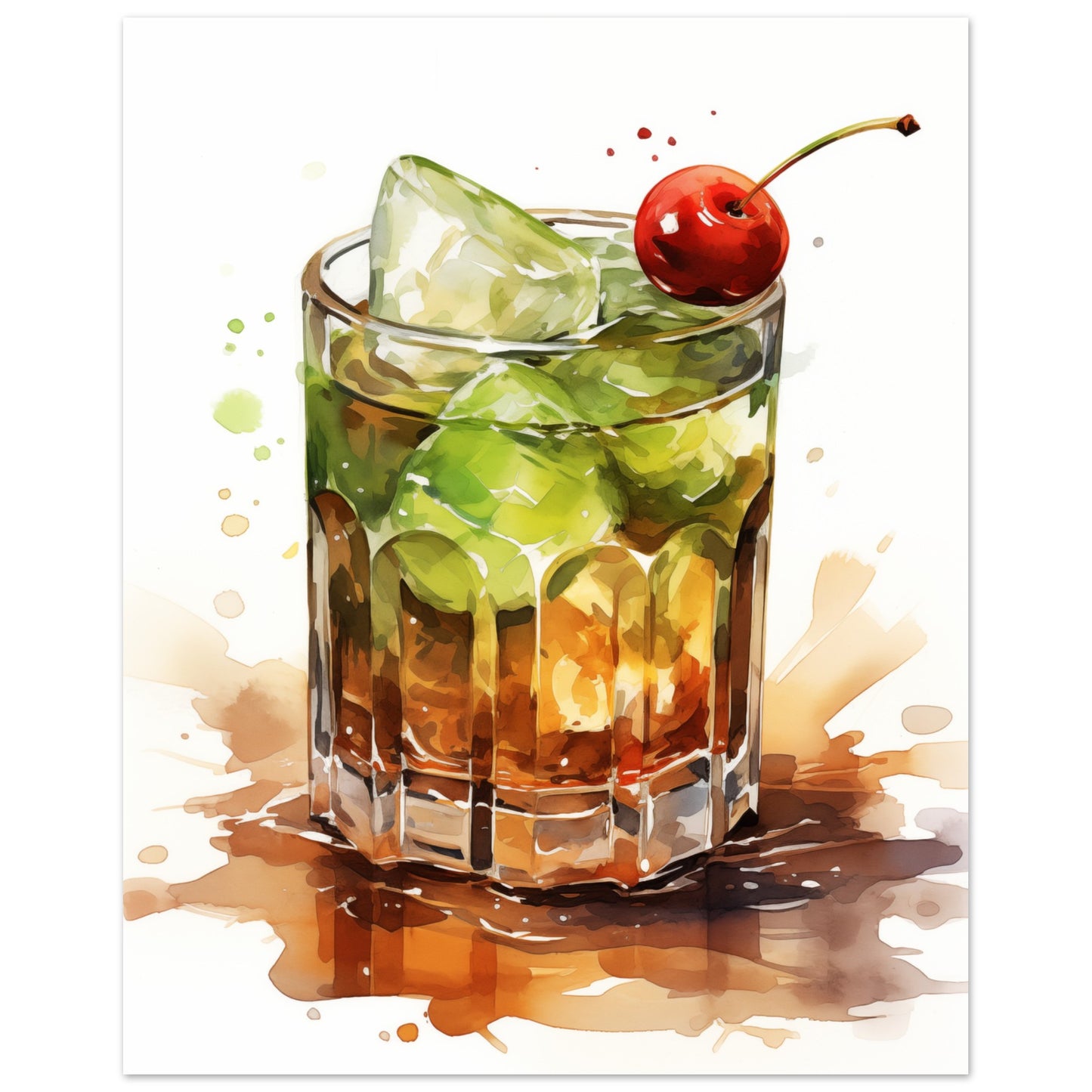 Cocktailkunst Poster 20x25 cm - Pixara