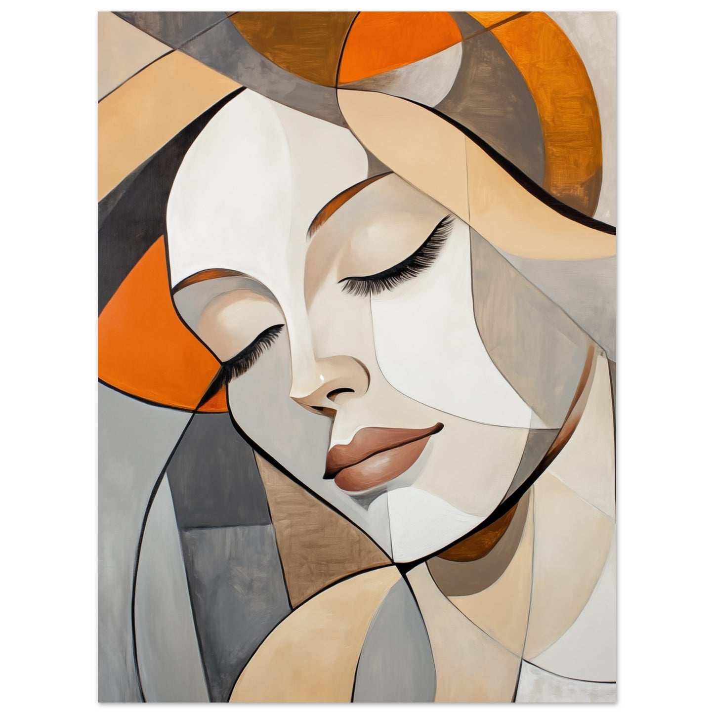 Kubistische Harmonie 30x40 cm - Pixara
