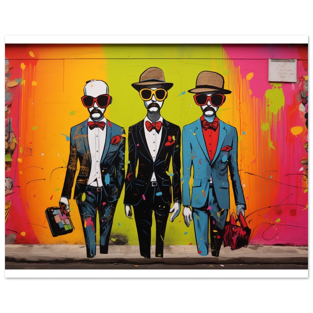 Farbige Eleganz 40x50 cm - Pixara