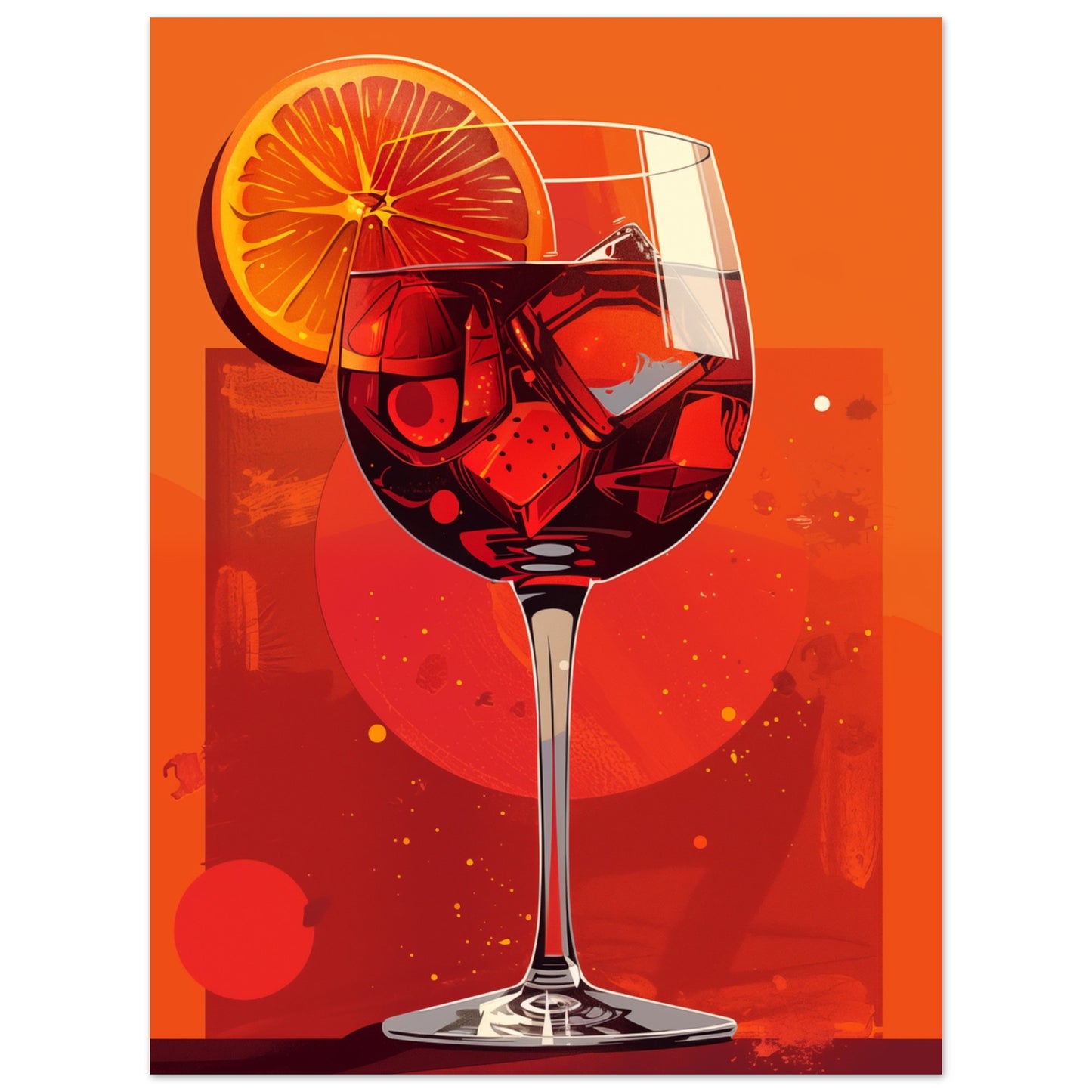 Aperol-Spritz-Genuss 30x40 cm - Pixara