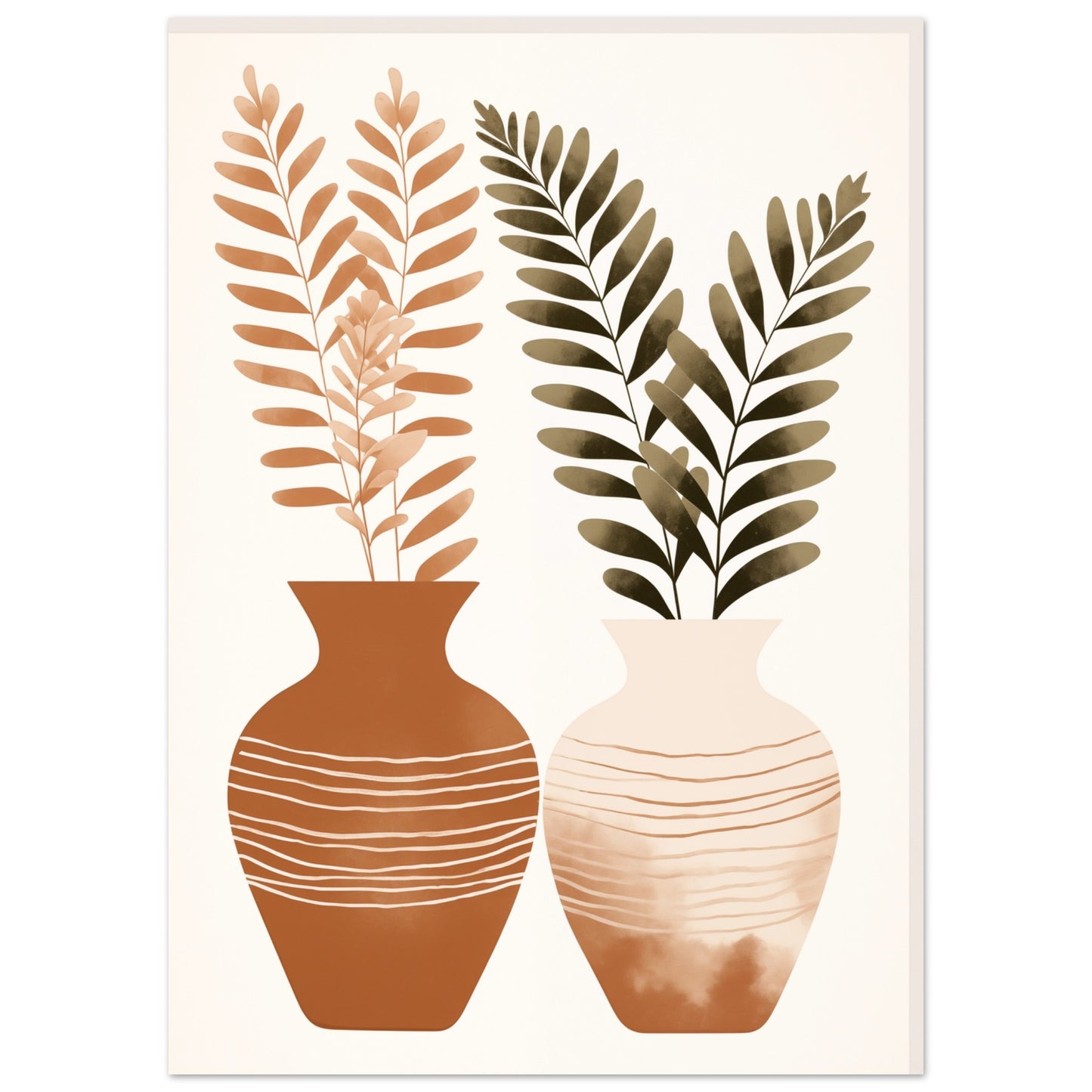 Boho Botanik Poster 50x70 cm - Pixara
