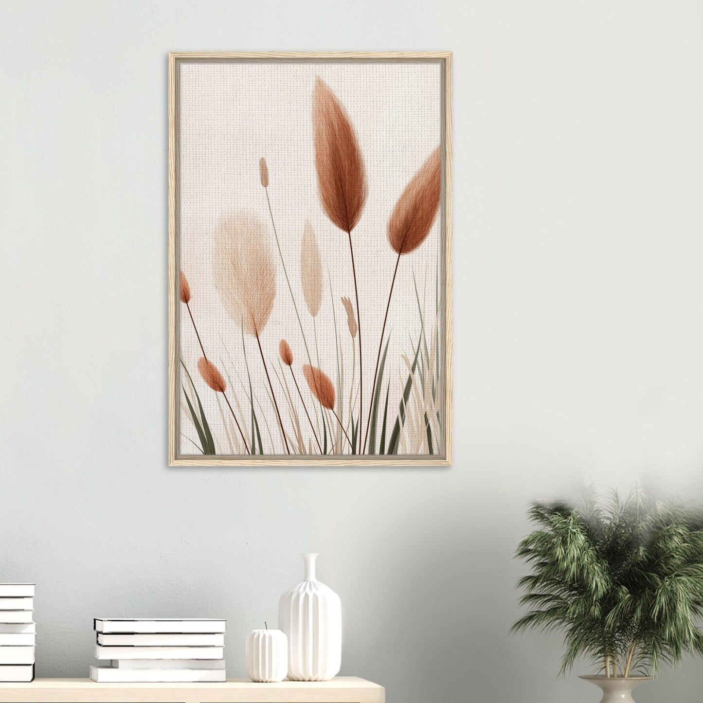 Flüstern der Natur | Gerahmte Leinwand - Pixara