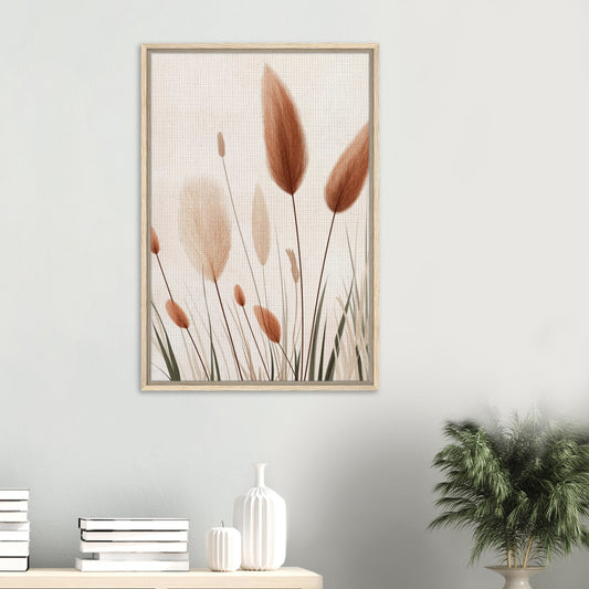 Flüstern der Natur | Gerahmte Leinwand - Pixara