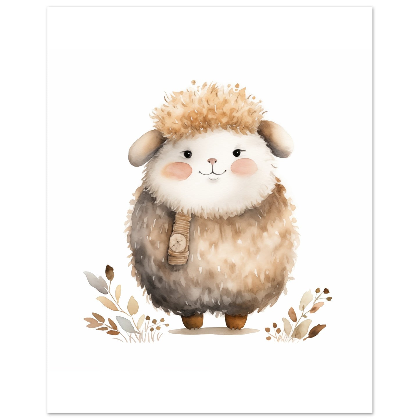 Schaf "Sally" Poster 40x50 cm - Pixara