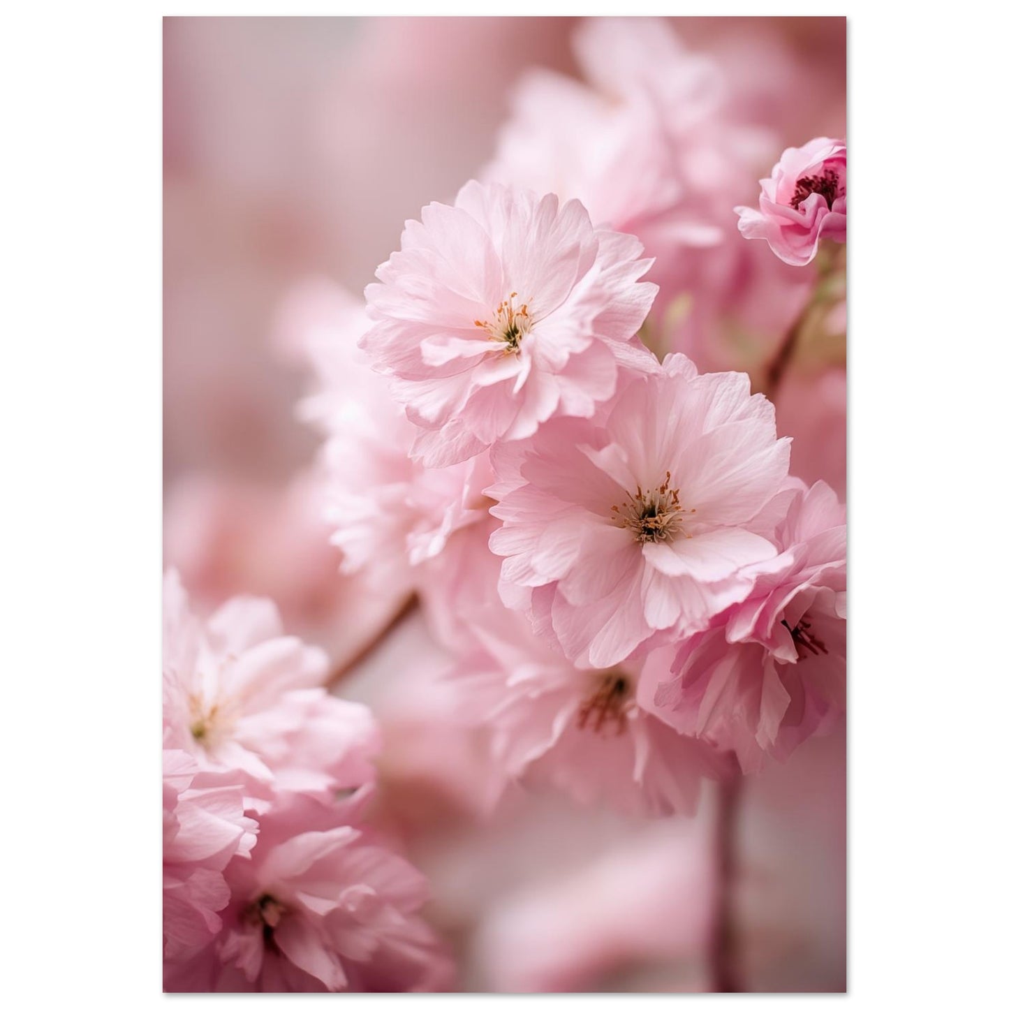 Zarte Kirschblüten im Frühling 70x100 cm - Pixara
