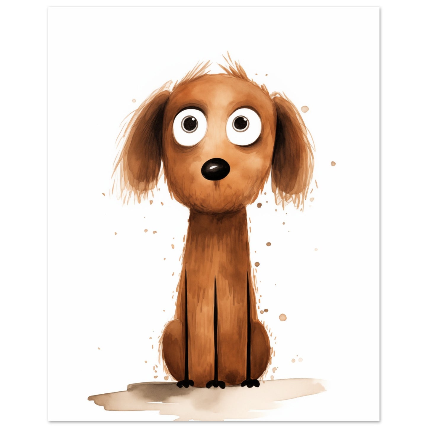 "Buddy", der Wachsame Poster 20x25 cm - Pixara