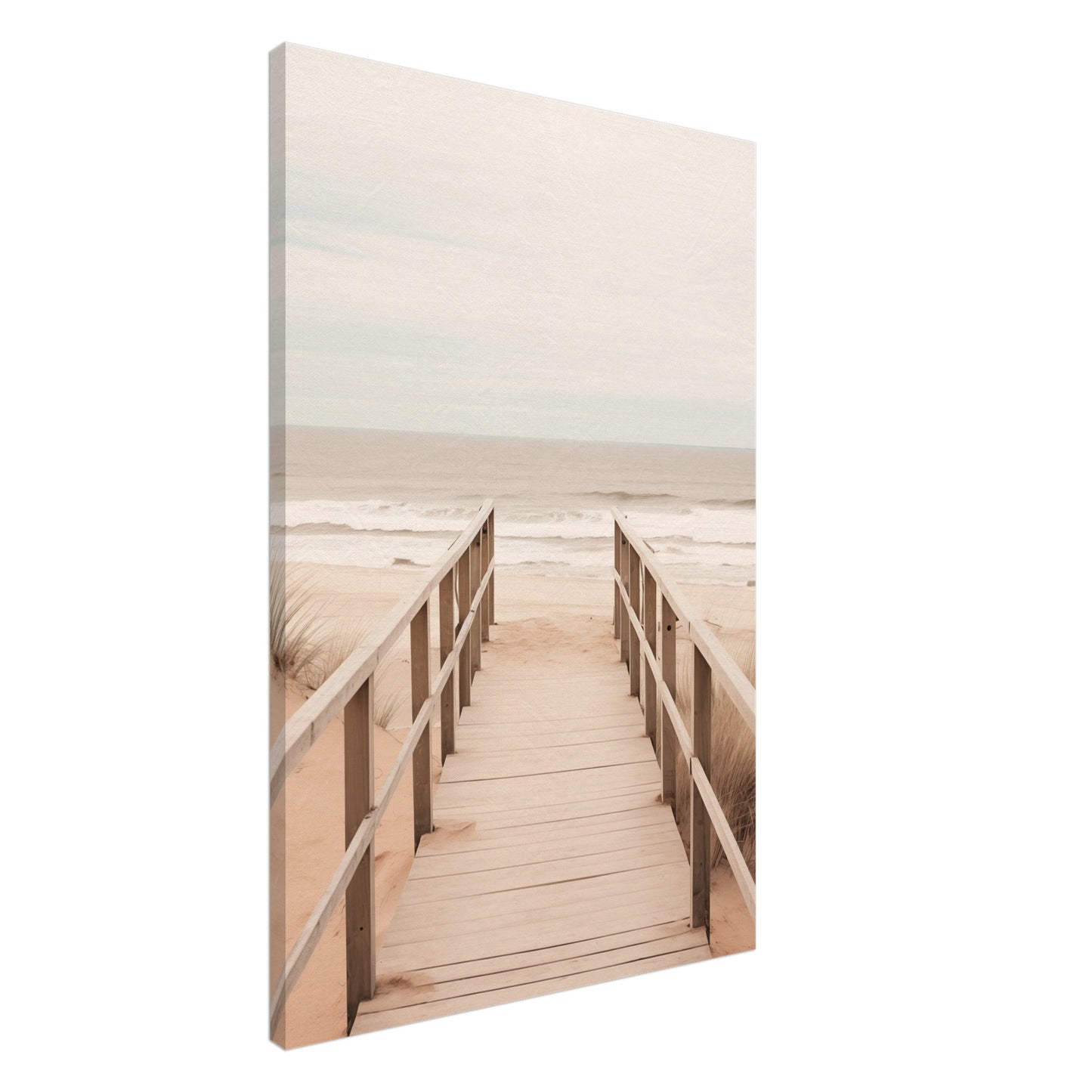 Weg zum Horizont Leinwand 60x90 cm - Pixara