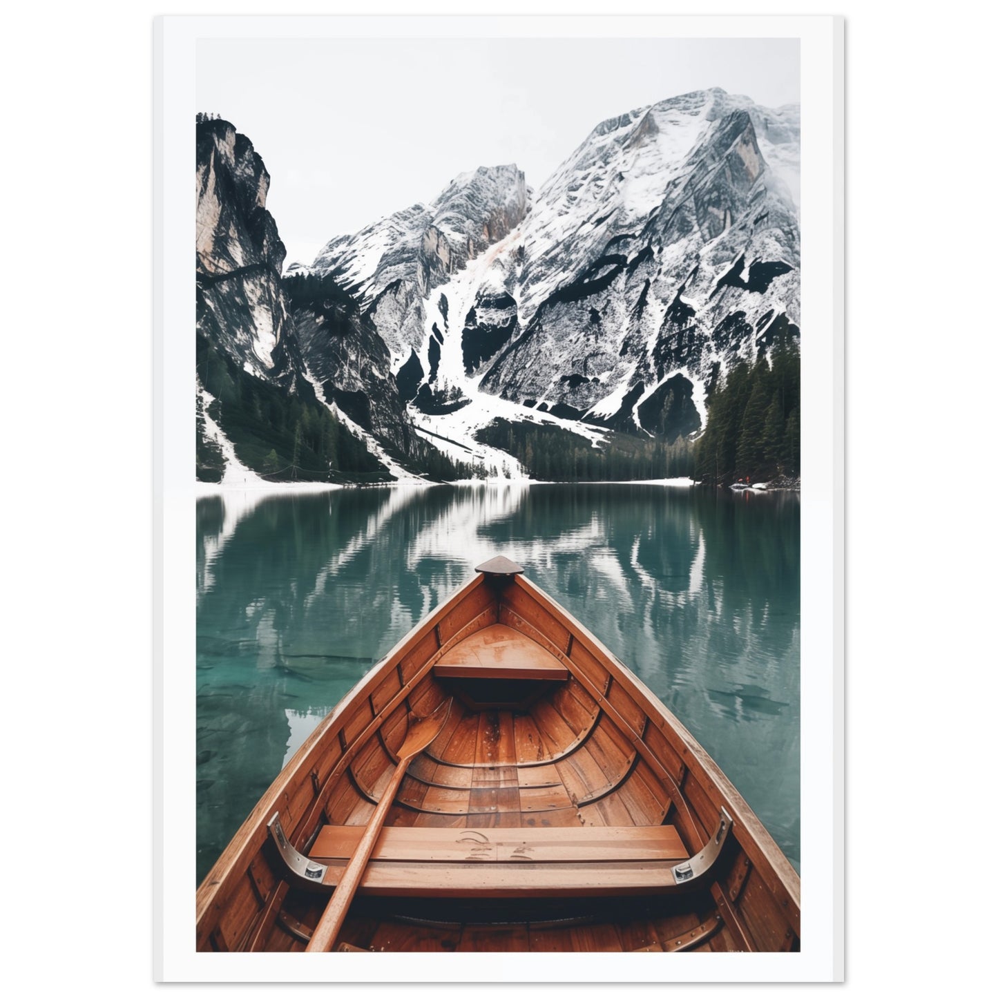 Stille am Pragser Wildsee 50x70 cm - Pixara