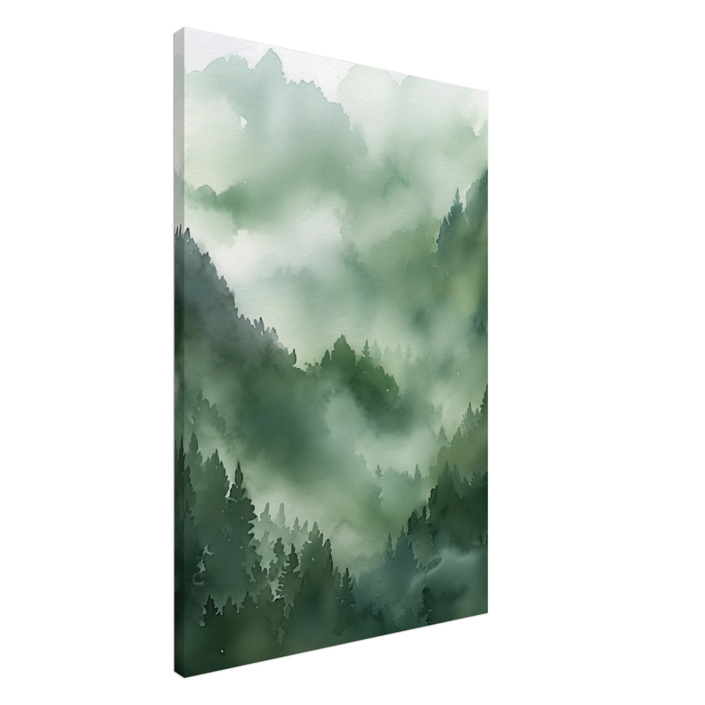 Morgendämmerung im Urwald Leinwand 60x90 cm - Pixara
