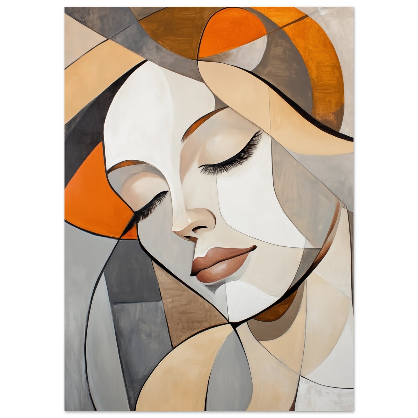 Kubistische Harmonie 50x70 cm - Pixara