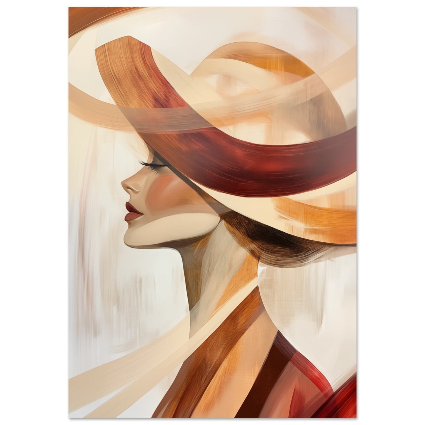 Fließende Formen Poster 70x100 cm - Pixara