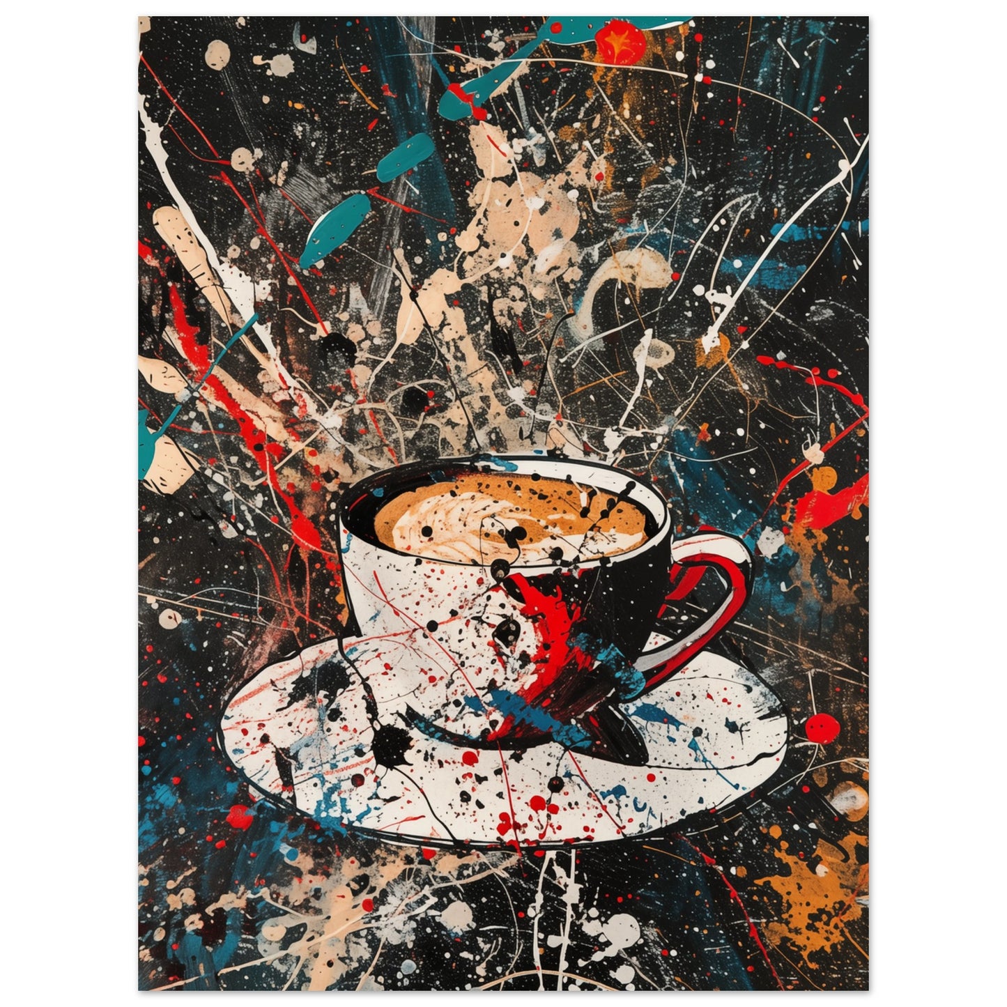 Kaffee Kunst 30x40 cm - Pixara
