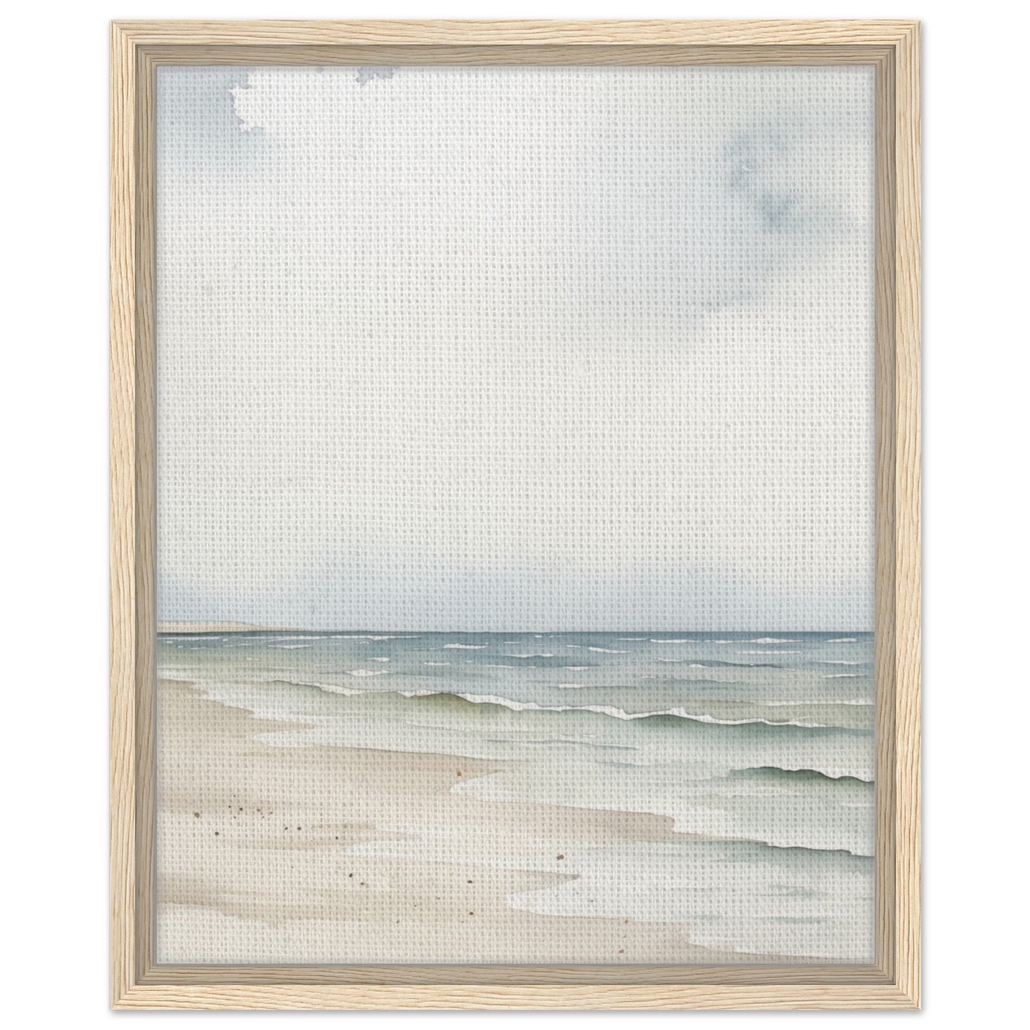 Meeresblick | Gerahmte Leinwand Holzrahmen 40x50 cm - Pixara