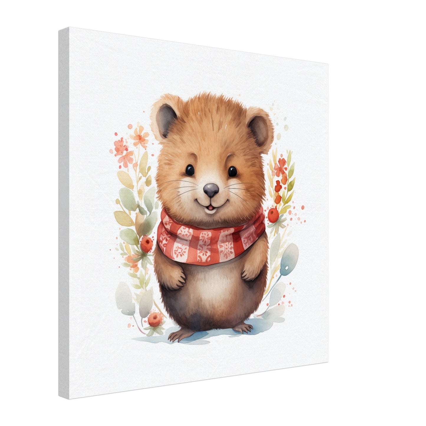Quokka "Bella" Leinwand 50x50 cm - Pixara