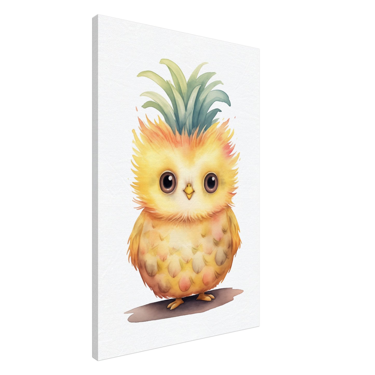 Owly Pine Leinwand 60x90 cm - Pixara