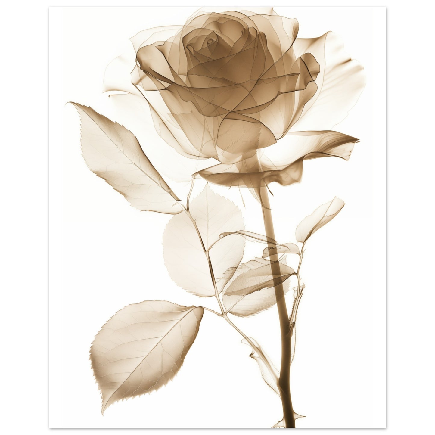 Röntgenrose 20x25 cm - Pixara