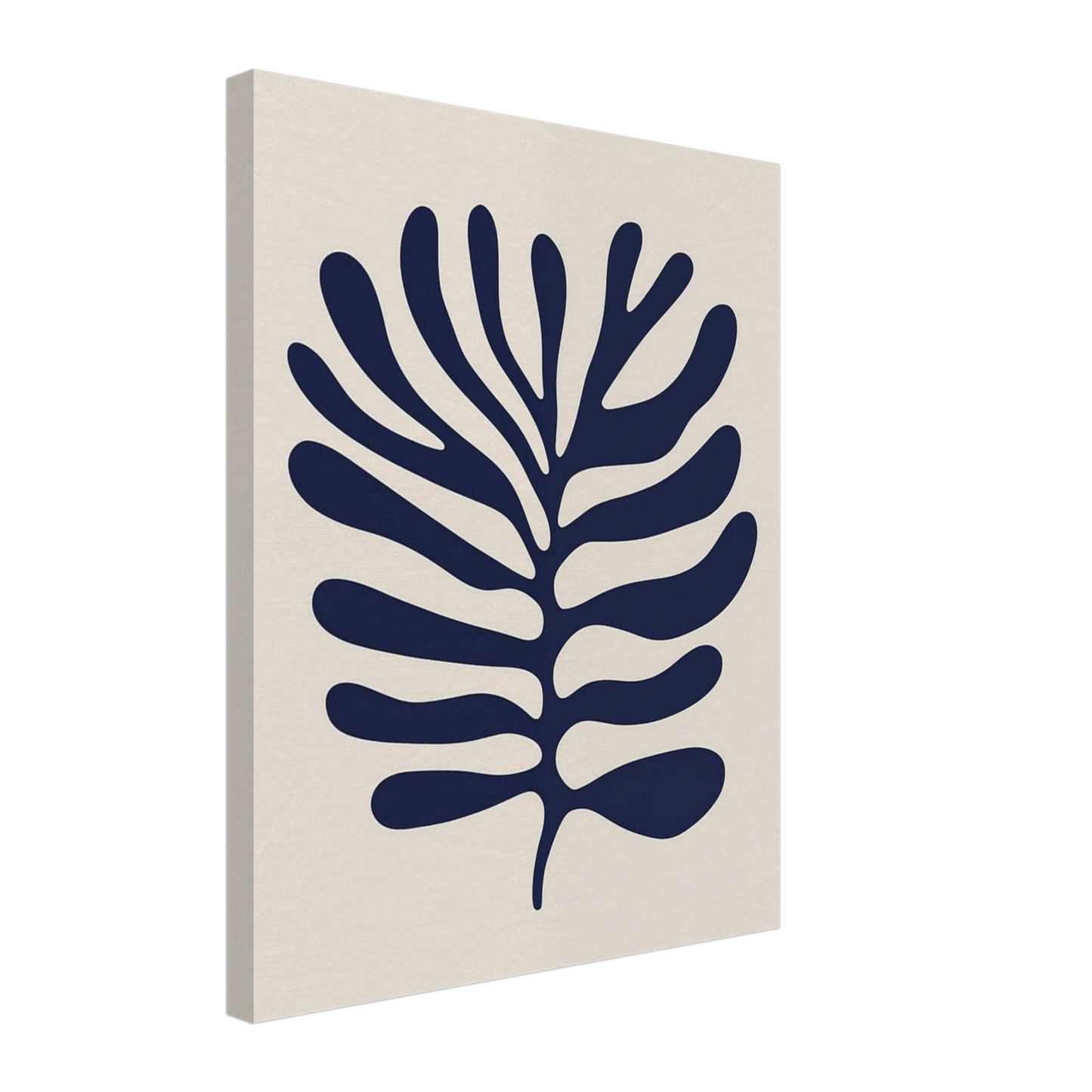 Marine Leaf No. 1 Leinwand 40x50 cm - Pixara