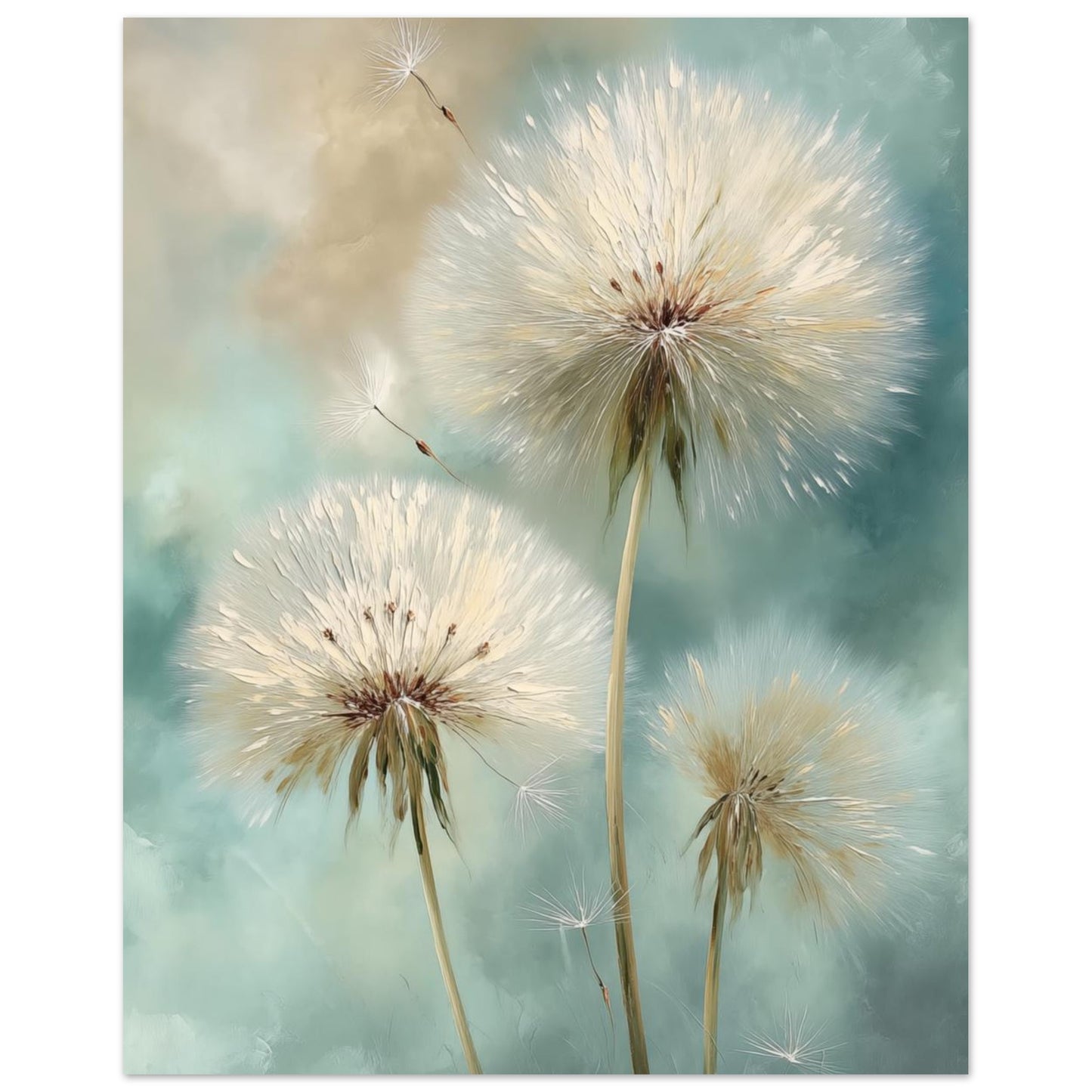 Pusteblumen im Wind 20x25 cm - Pixara