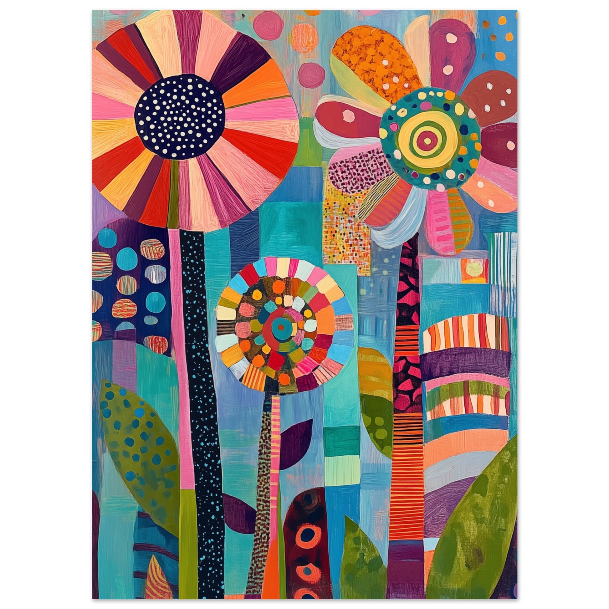 Bunte Blumenpracht 13x18 cm - Pixara