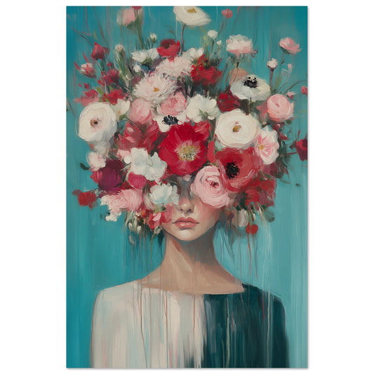 Florale Fantasie Poster 60x90 cm - Pixara