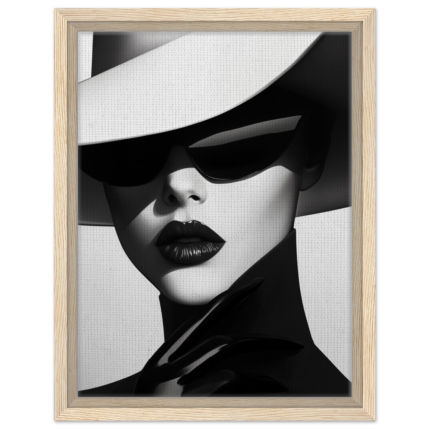 Stilvolle Moderne | Gerahmte Leinwand Holzrahmen 30x40 cm - Pixara