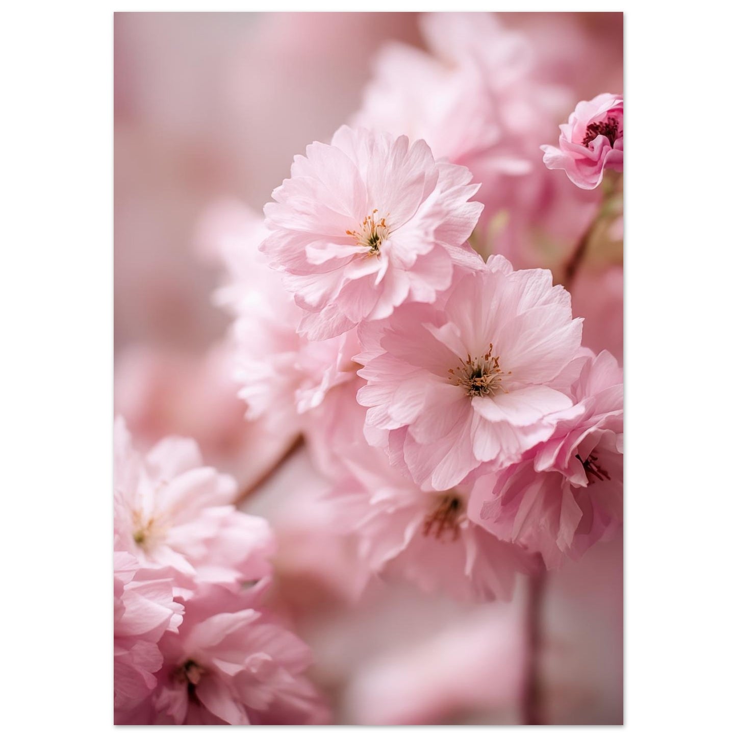 Zarte Kirschblüten im Frühling 50x70 cm - Pixara