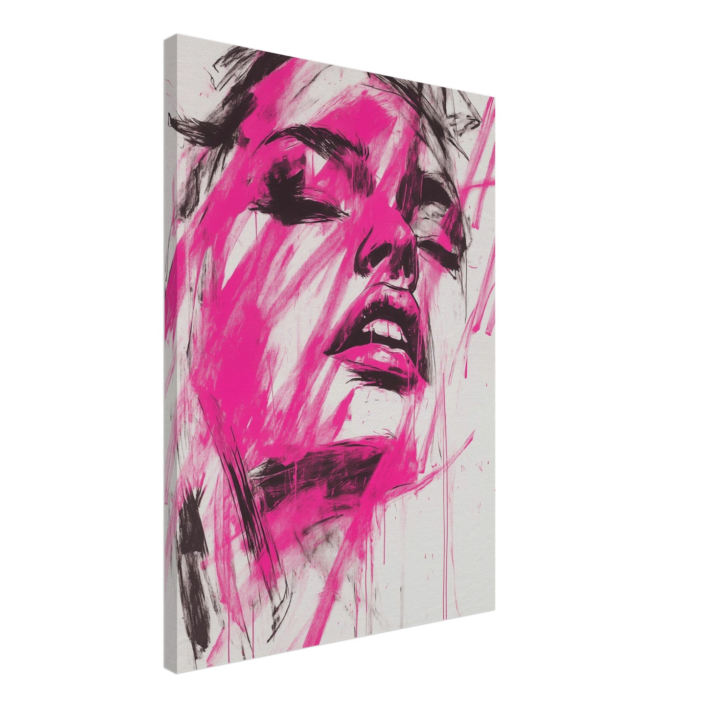 Fuchsia-Explosion Leinwand 50x70 cm - Pixara