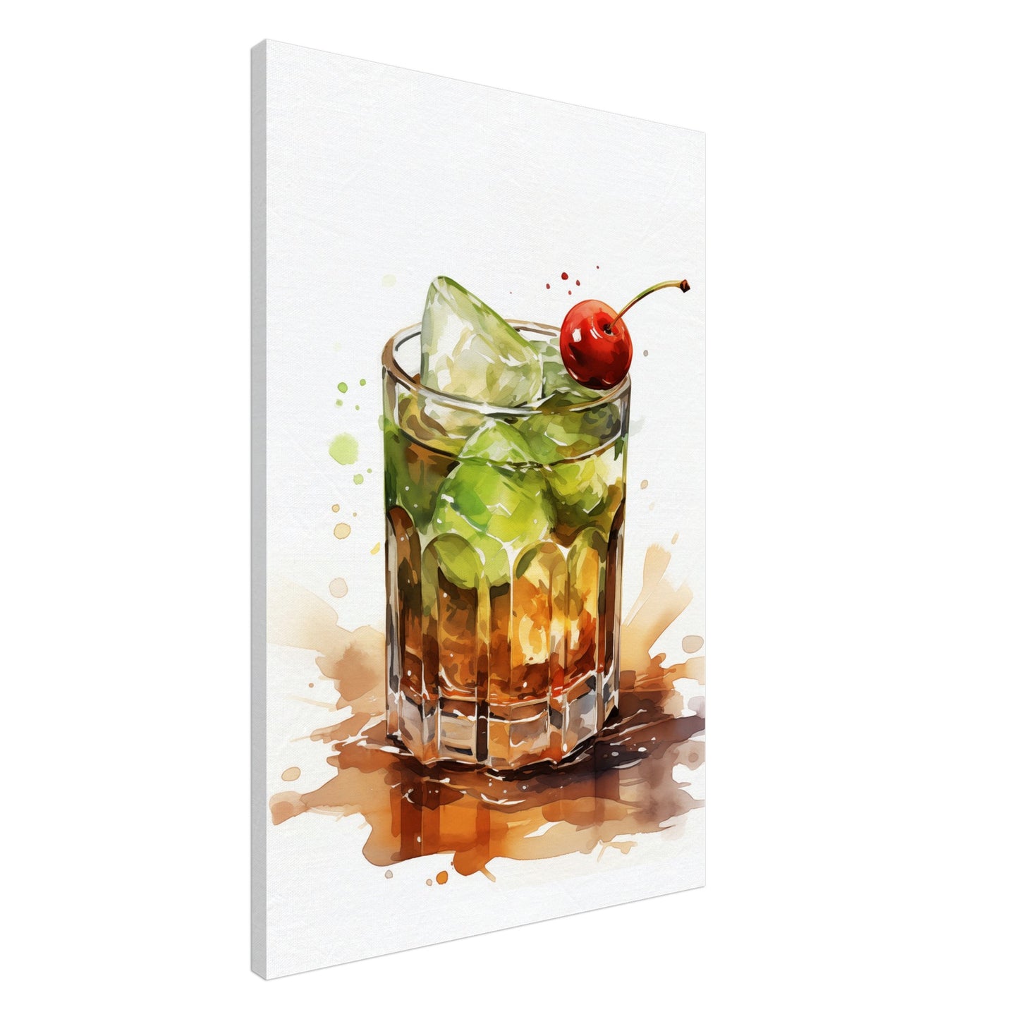 Cocktailkunst Leinwand 60x90 cm - Pixara