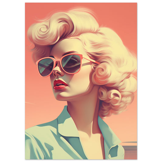 Retro Sonnentage 50x70 cm - Pixara