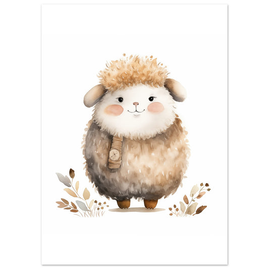 Schaf "Sally" Poster 50x70 cm - Pixara