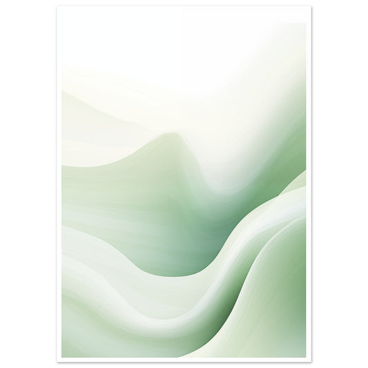 Sanfte Hügel der Stille Poster 50x70 cm - Pixara