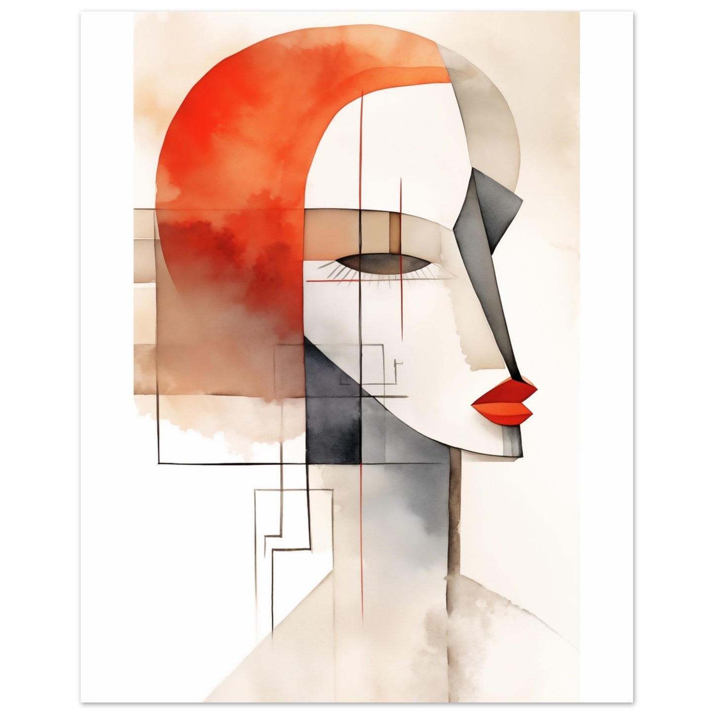 Contemplative Vision Poster 40x50 cm - Pixara