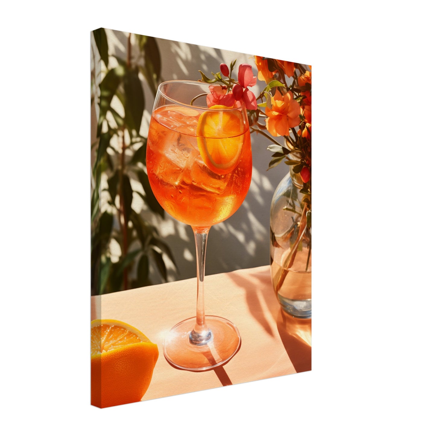 Sonniger Aperitivo Leinwand 40x50 cm - Pixara