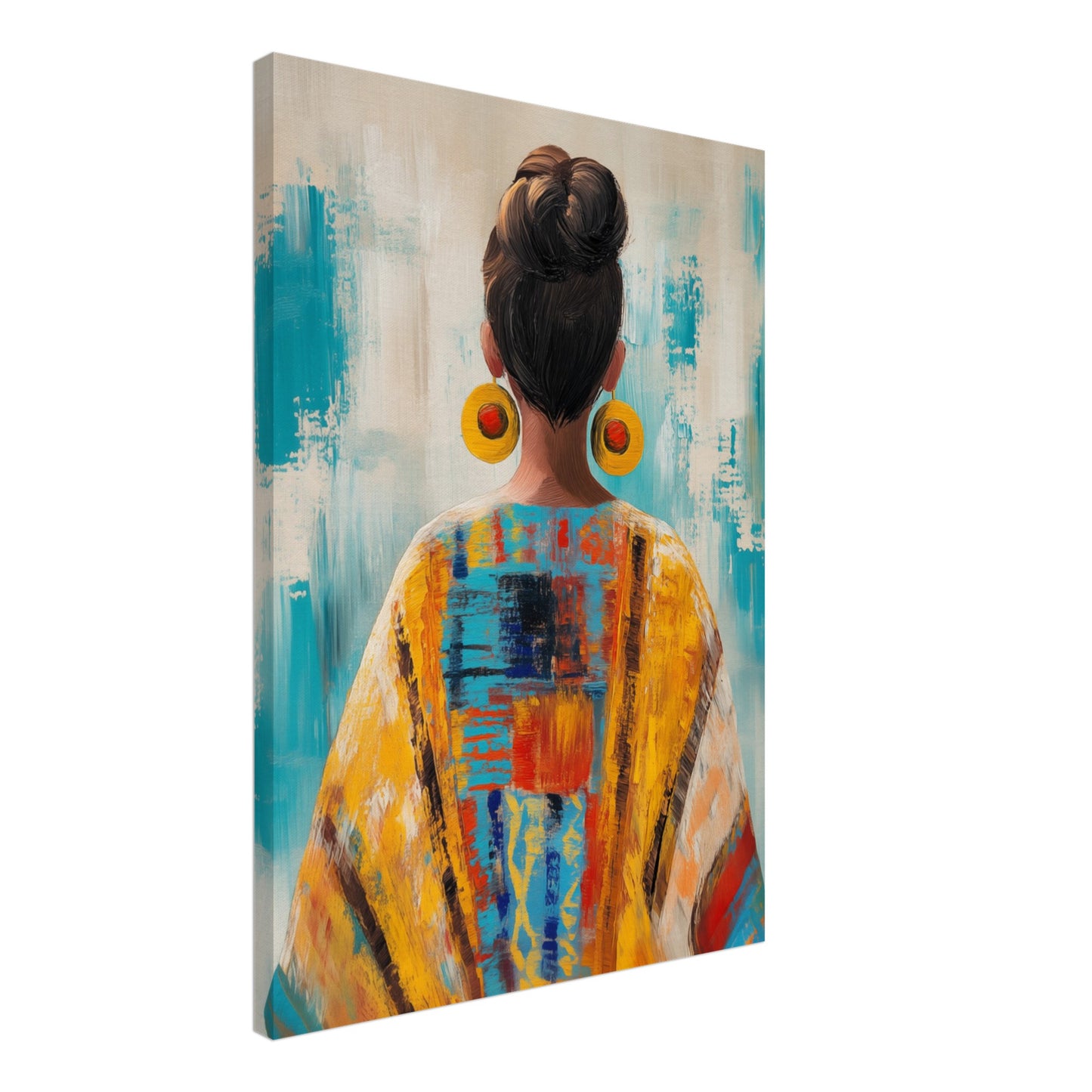 Farbige Anmut Leinwand 50x70 cm - Pixara