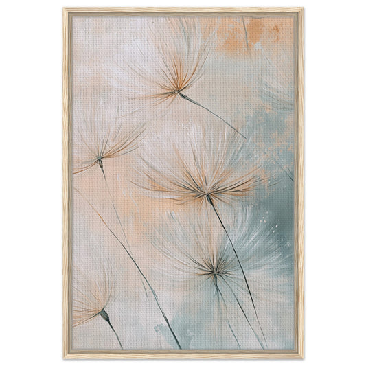 Leichtigkeit der Natur - Gerahmte Leinwand Holzrahmen 60x90 cm - Pixara